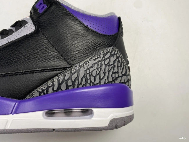 Bmlin Purple 050 Air Retro Black CT8532 Court Jordan 3 0711